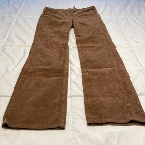 Brandy Melville Brown Flare Corduroy Jeans